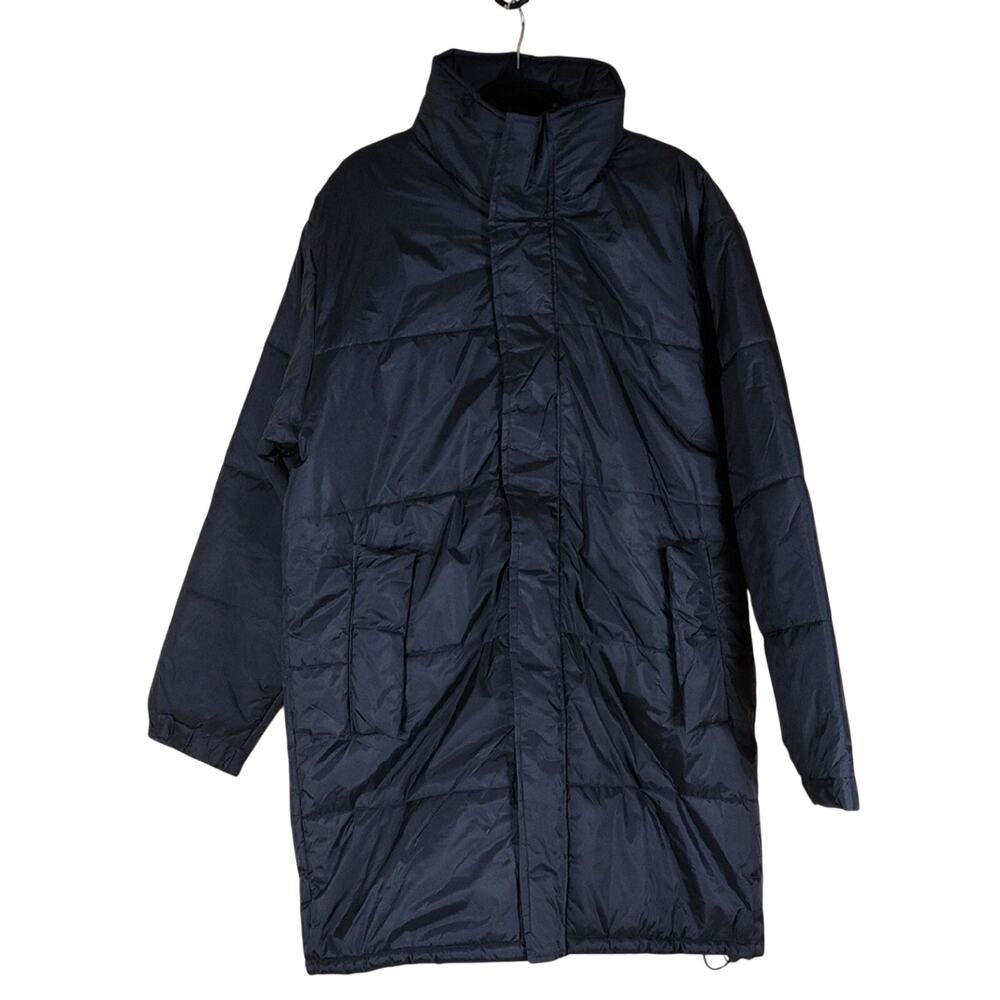 Flytime Puffer Coat Men’s Large Navy Blue Vintage 90s Italian Winter Warm